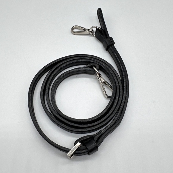 Moncler Authentic Leather Black Crossbody Waist Bag - Picture 5 of 16